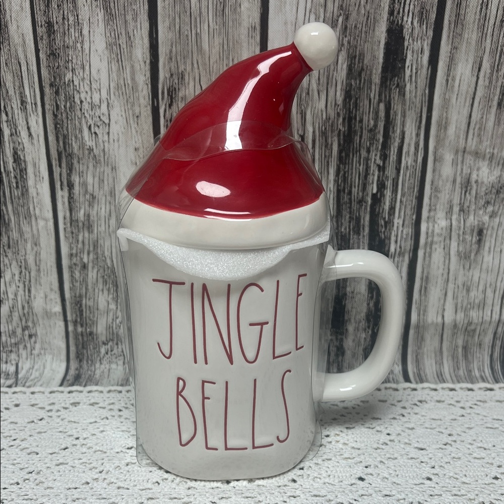 Rae Dunn Artisan Collection Christmas Santa Hat Mug - New